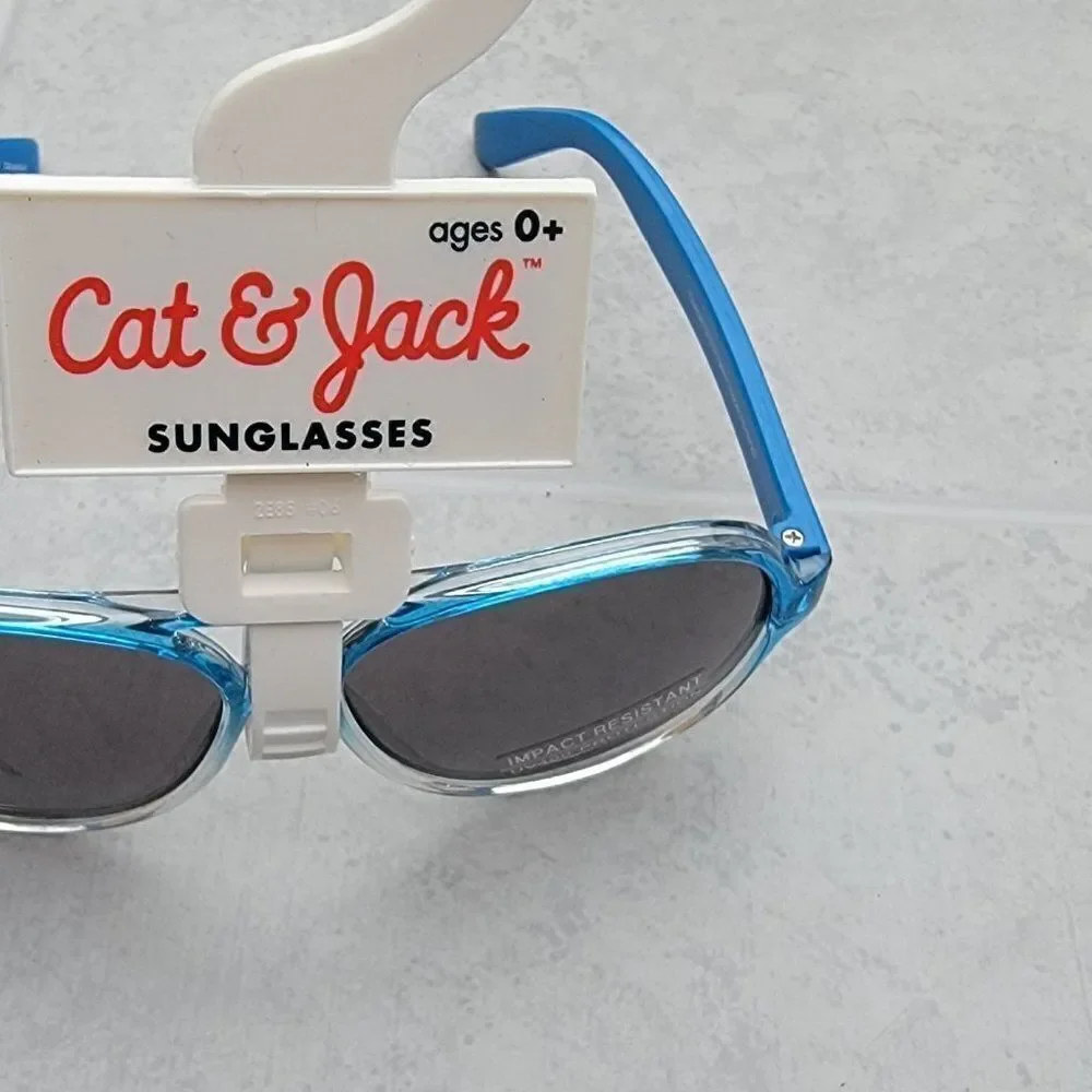 Cat & Jack Kids Blue Impact Resistant UV400 Protection Sunglasses Ages 0+